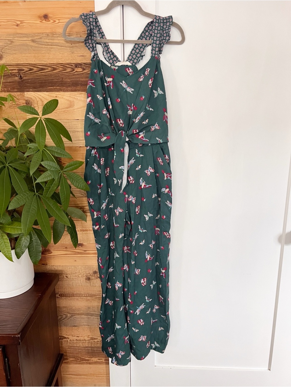 NWT Matilda Jane Evergreen Dream Ruffle Hummingbird Jumpsuit Small - Picture 2 of 6